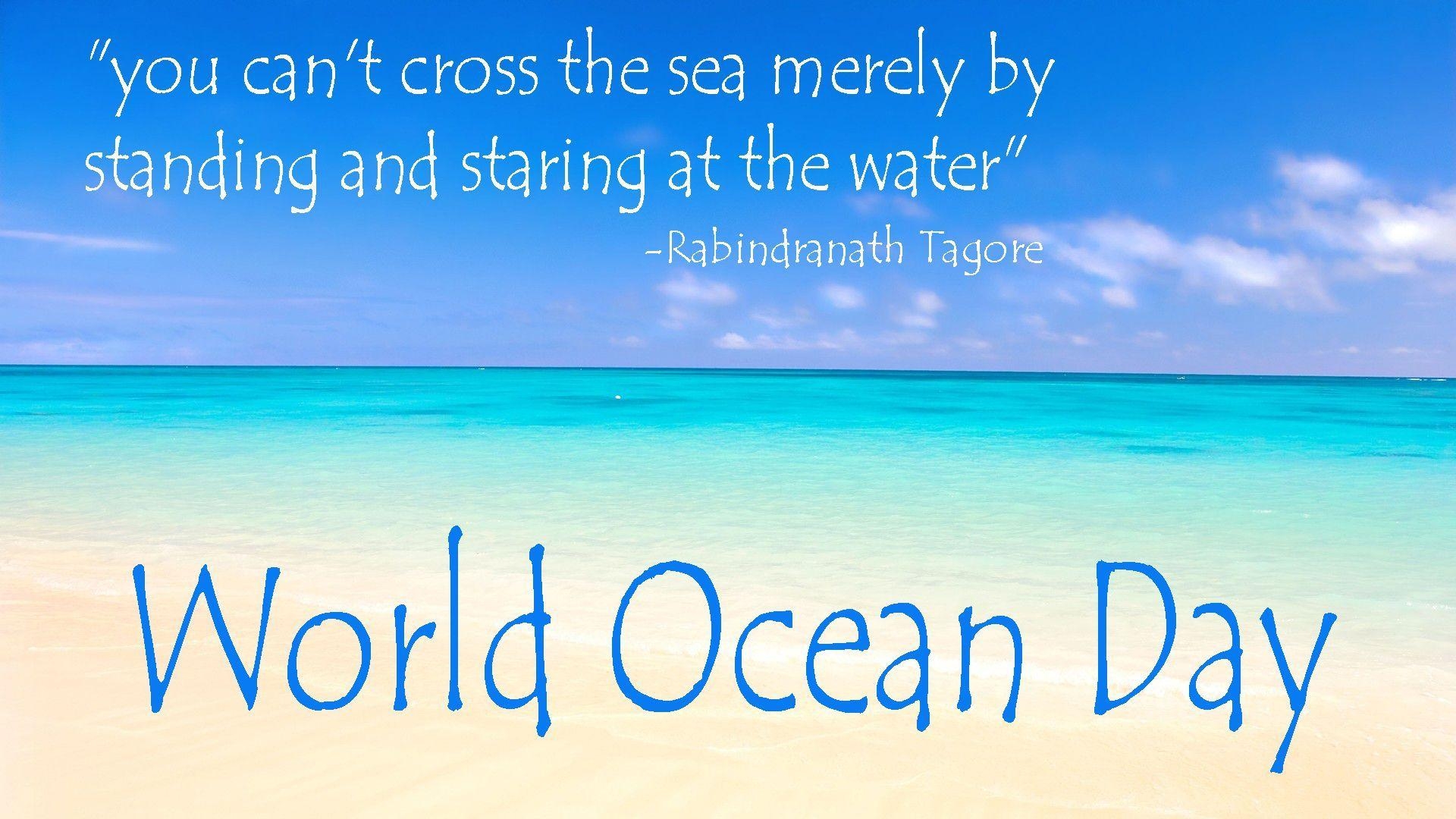 1920x1080 Happy World Ocean Day Wallpaper, Desktop