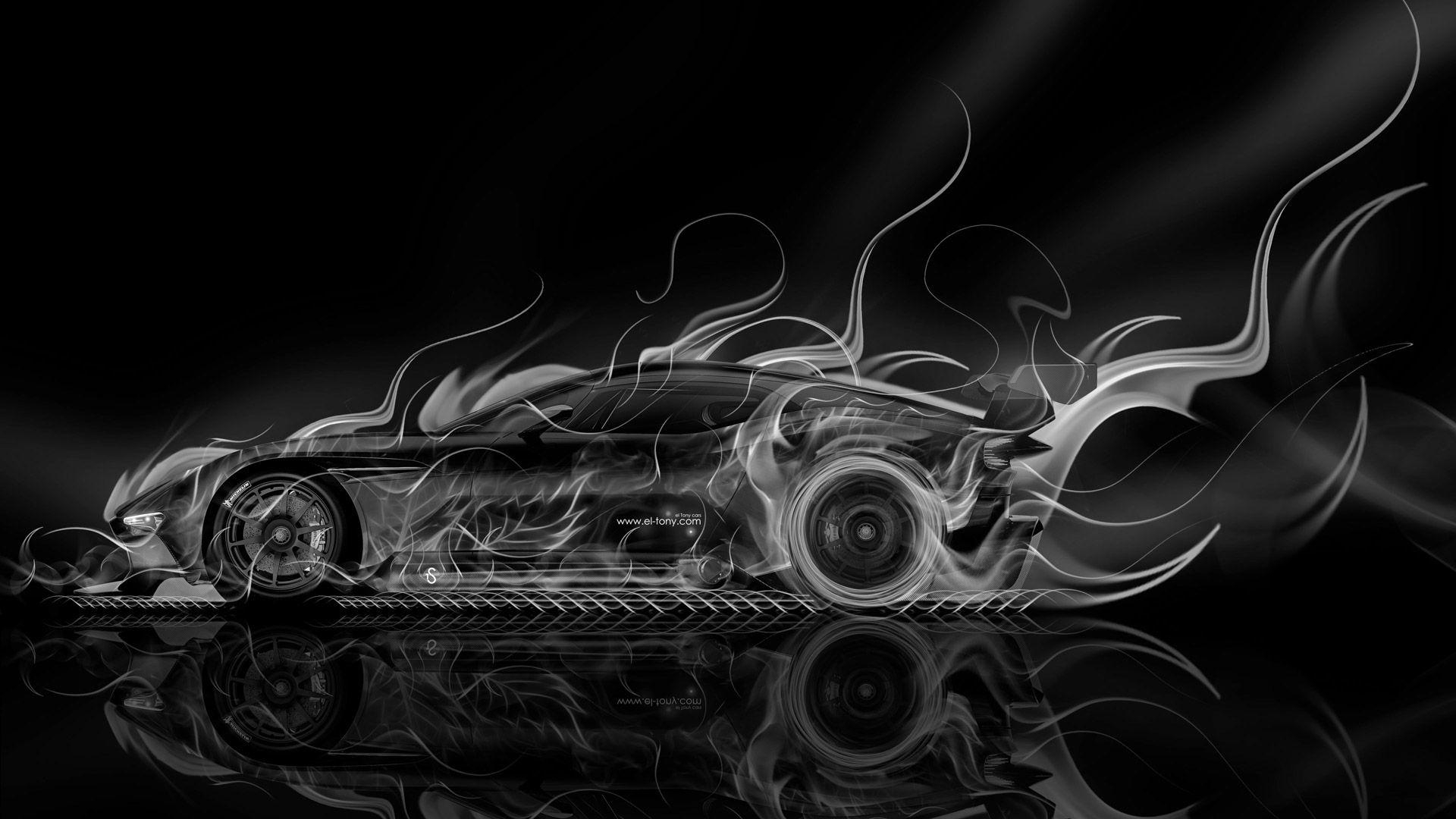 1920x1080 Aston Martin Vulcan Side Super Fire Car 2015, Desktop