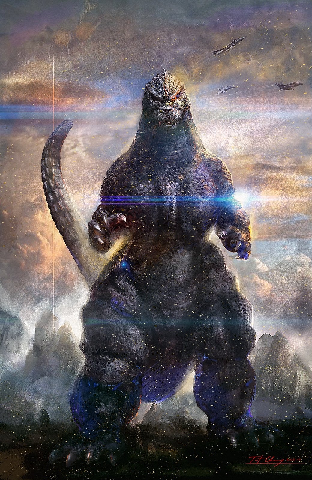 1040x1600 Well, I just found my phone's new wallpaper.: GODZILLA, Phone