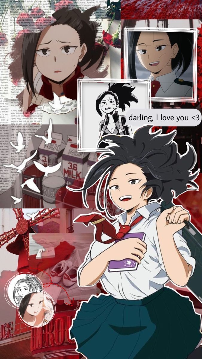 680x1200 Momo Yaoyorozu. Cute anime character, Aesthetic anime, Cute anime wallpaper, Phone