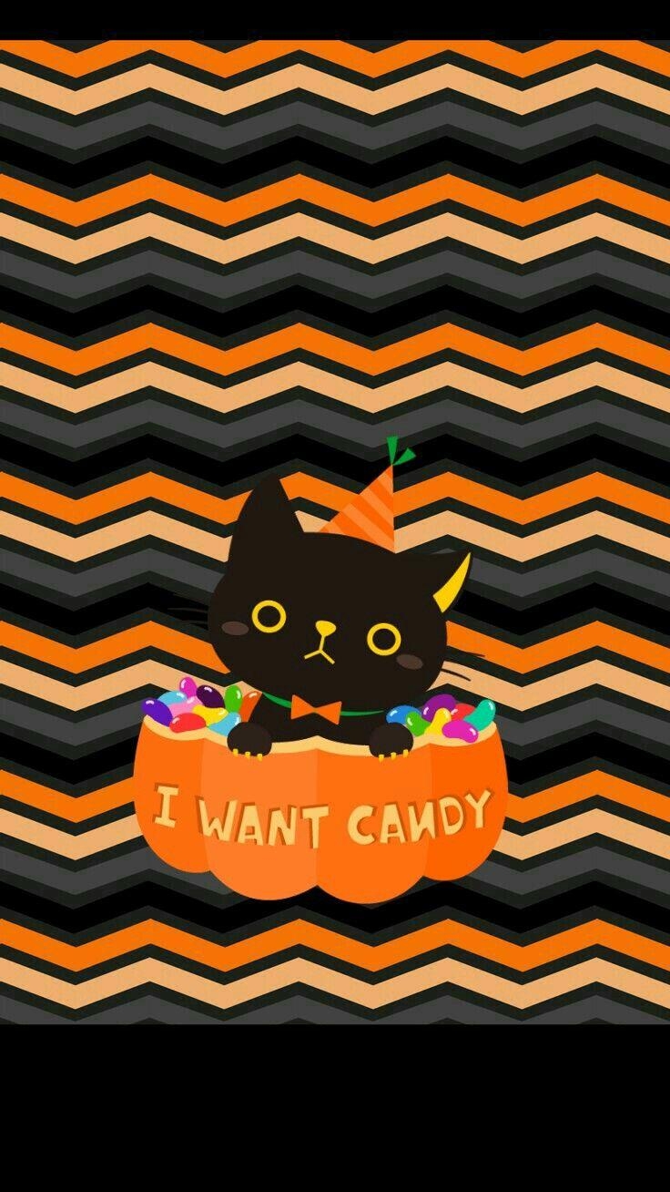 740x1310 cute halloween wallpaper background, Phone