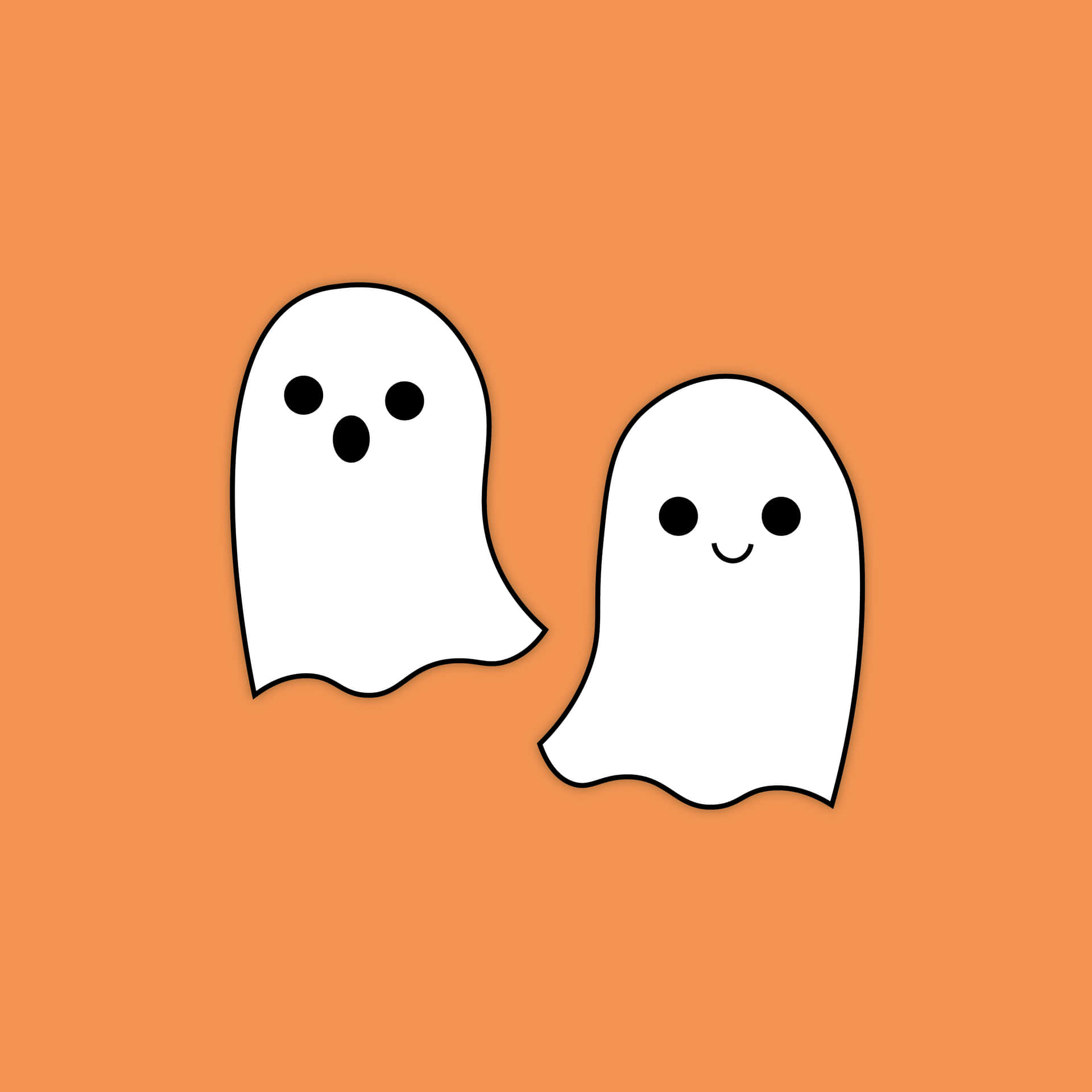 1920x1920 Download Spookily Adorable Wallpaper, Phone