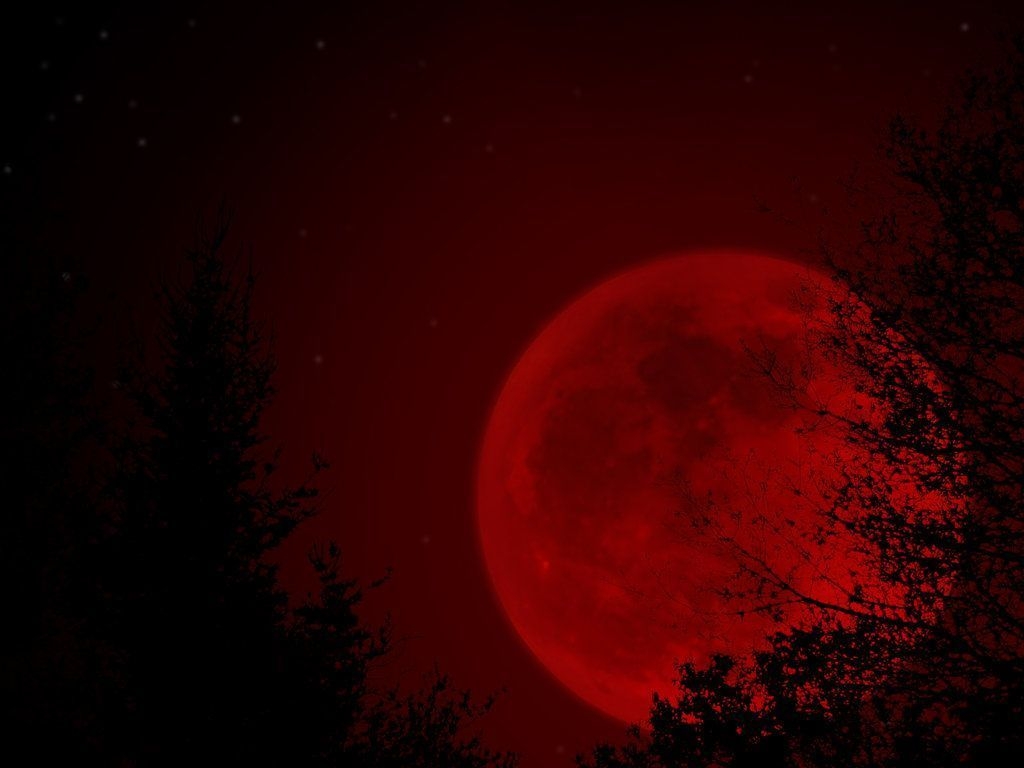 1030x770 Red Moon Wallpaper, Desktop