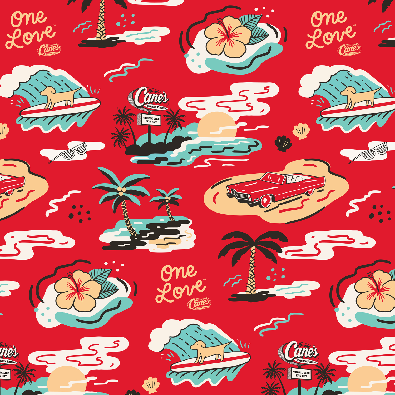 1500x1500 Cane's Tropical Textile, Phone