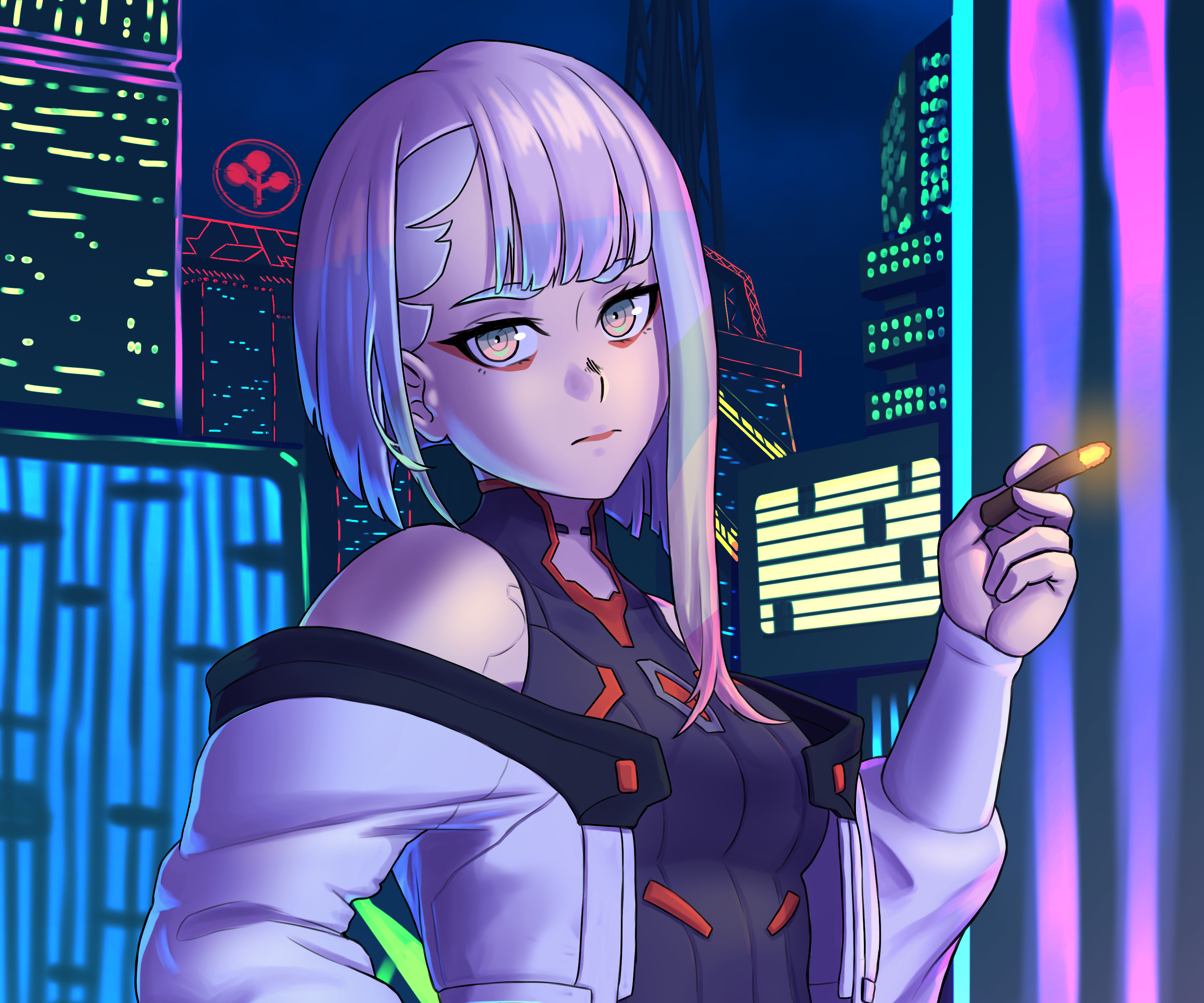 3000x2500 Lucy (Cyberpunk: Edgerunners) HD Wallpaper and Background, Desktop