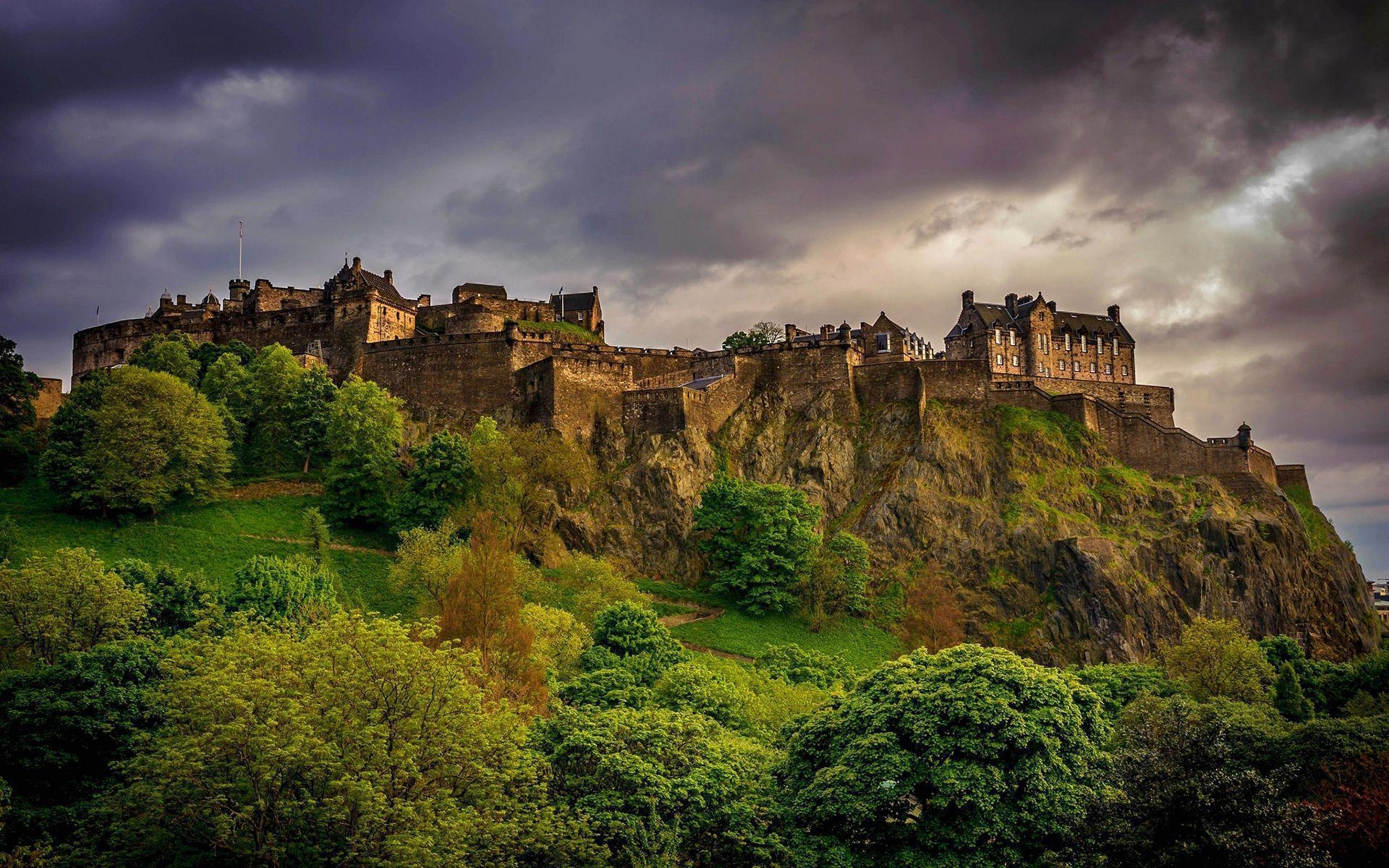 1920x1200 Edinburgh castle great britain Wallpaper, Desktop