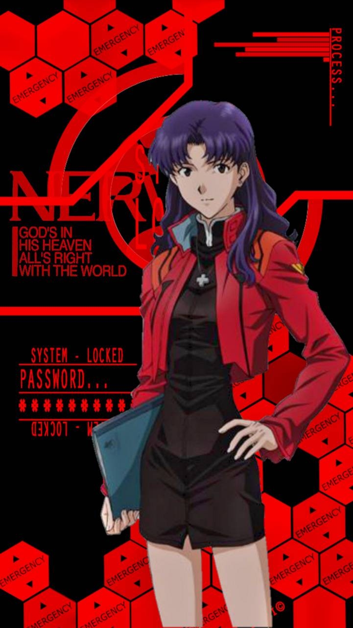 730x1280 Misato Katsuragi wallpaper, Phone