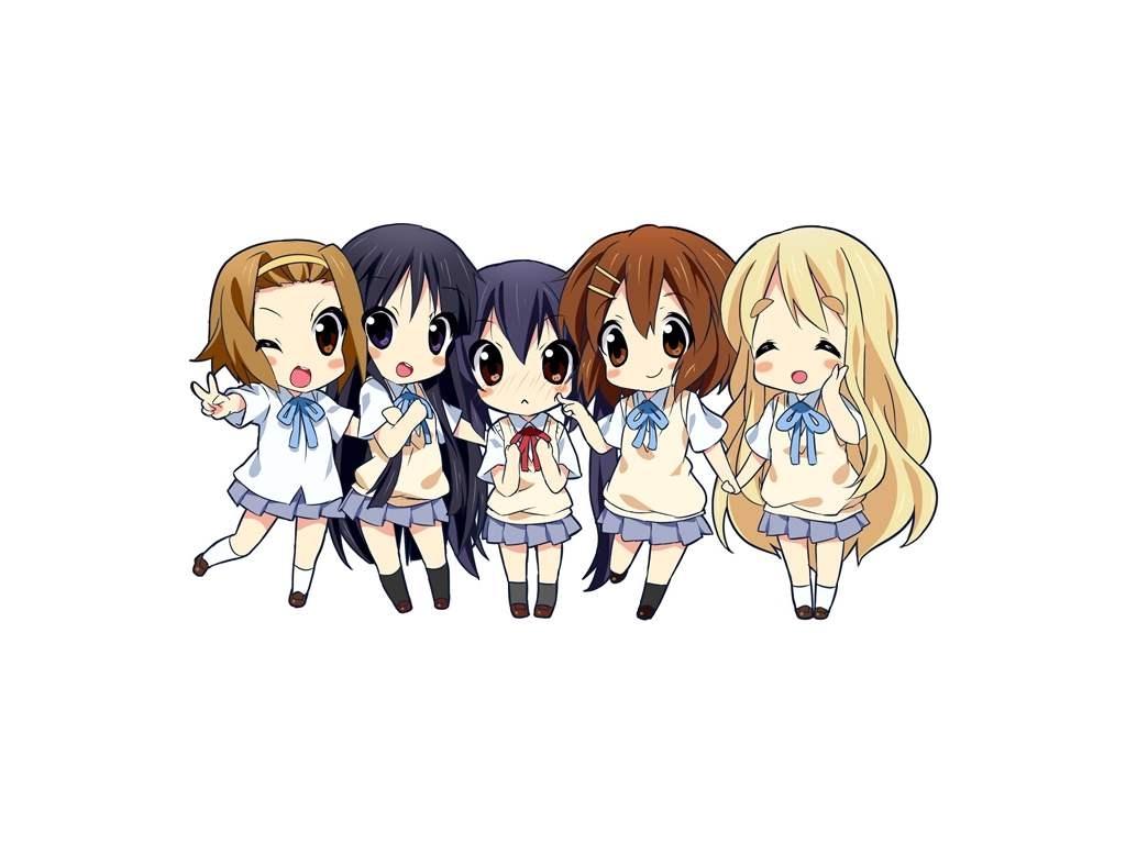 1030x770 Free download Download the K On anime wallpaper titled Chibi Group, Desktop