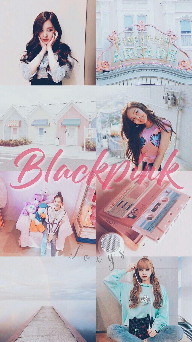 750x1340 black wallpaper Cute Wallpaper Blackpink, Phone