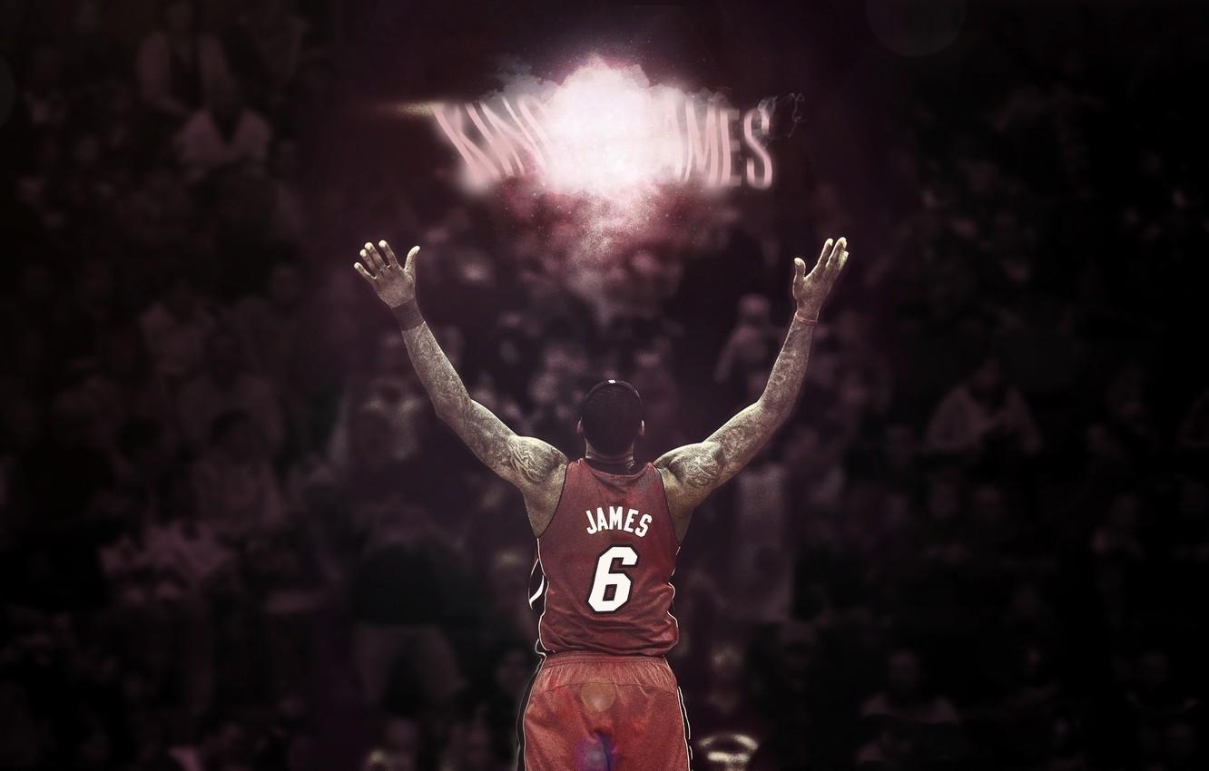 1340x850 Wallpaper Basketball, King, Room, NBA, LeBron James, Miami Heat, Desktop