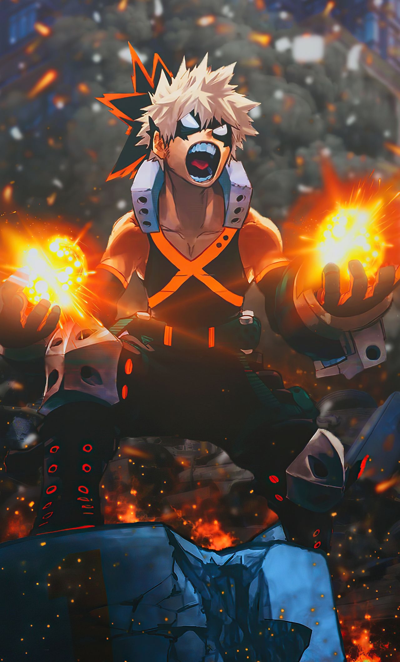 1280x2120 Bakugou Boku No Hero Academia 4k iPhone HD 4k Wallpaper, Image, Background, Photo and Picture, Phone