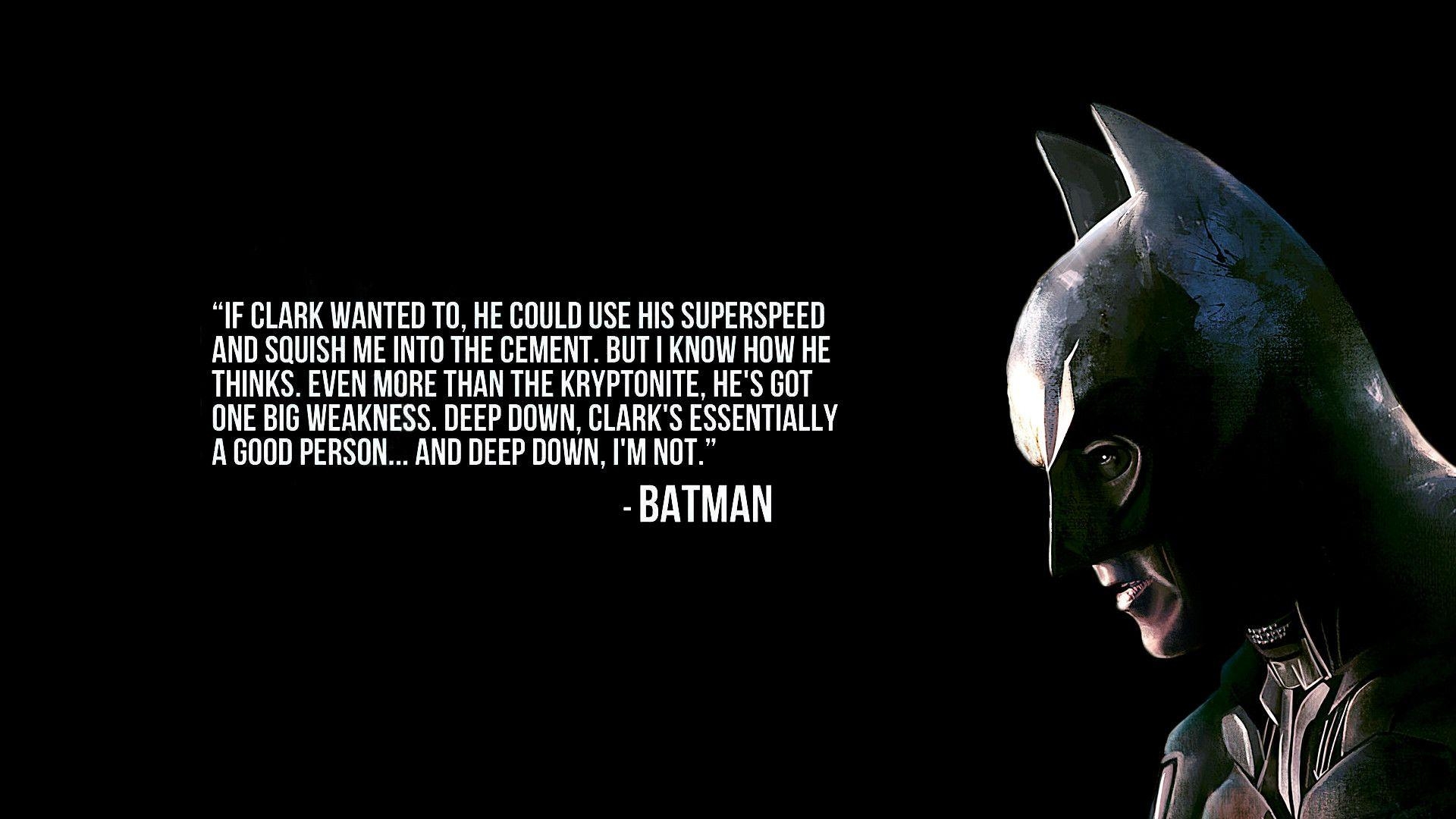 1920x1080 Batman quote (), Desktop