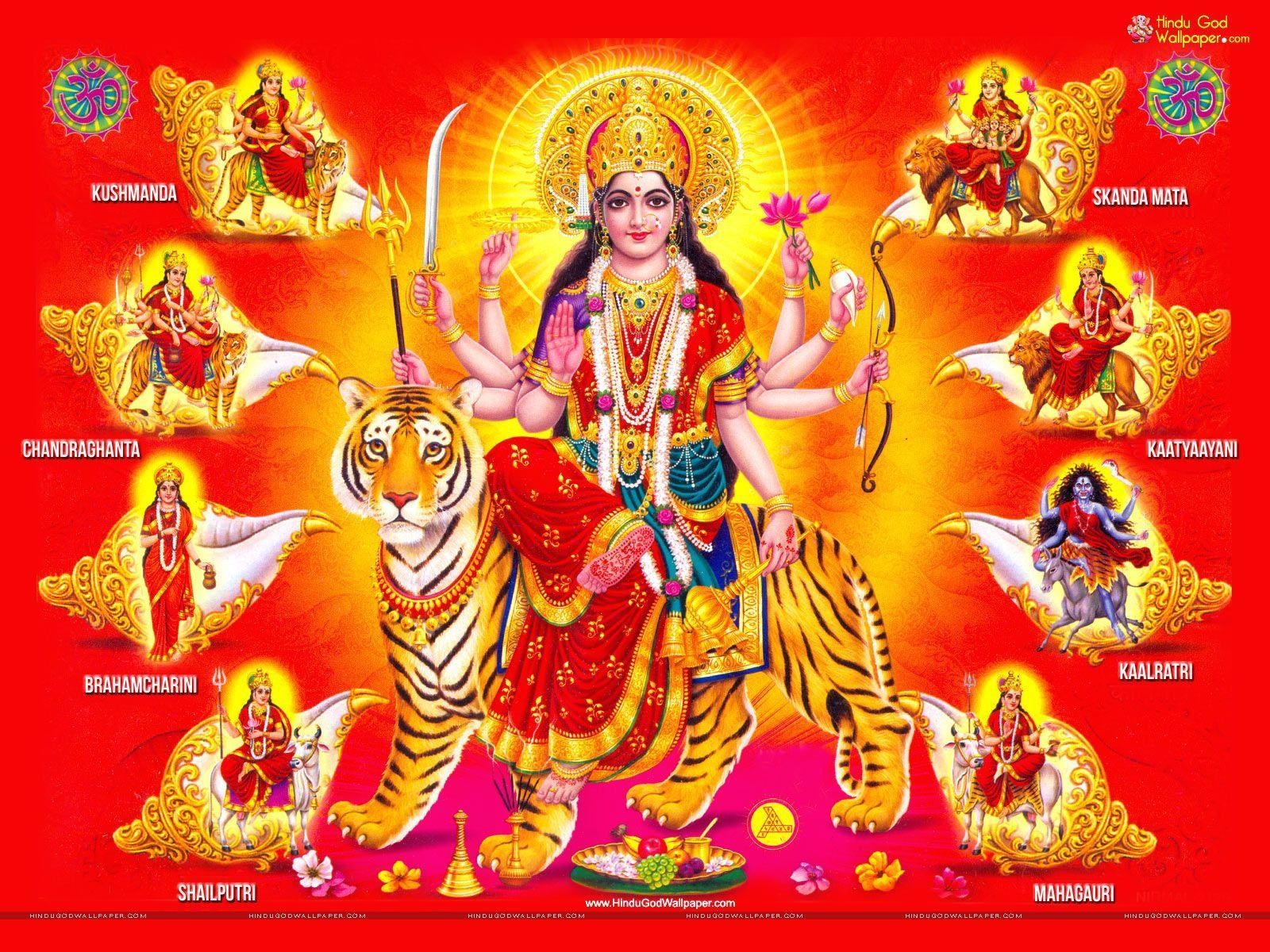 1600x1200 Nav Durga Maa Nav Durga HD wallpaper Download. Durga, Desktop