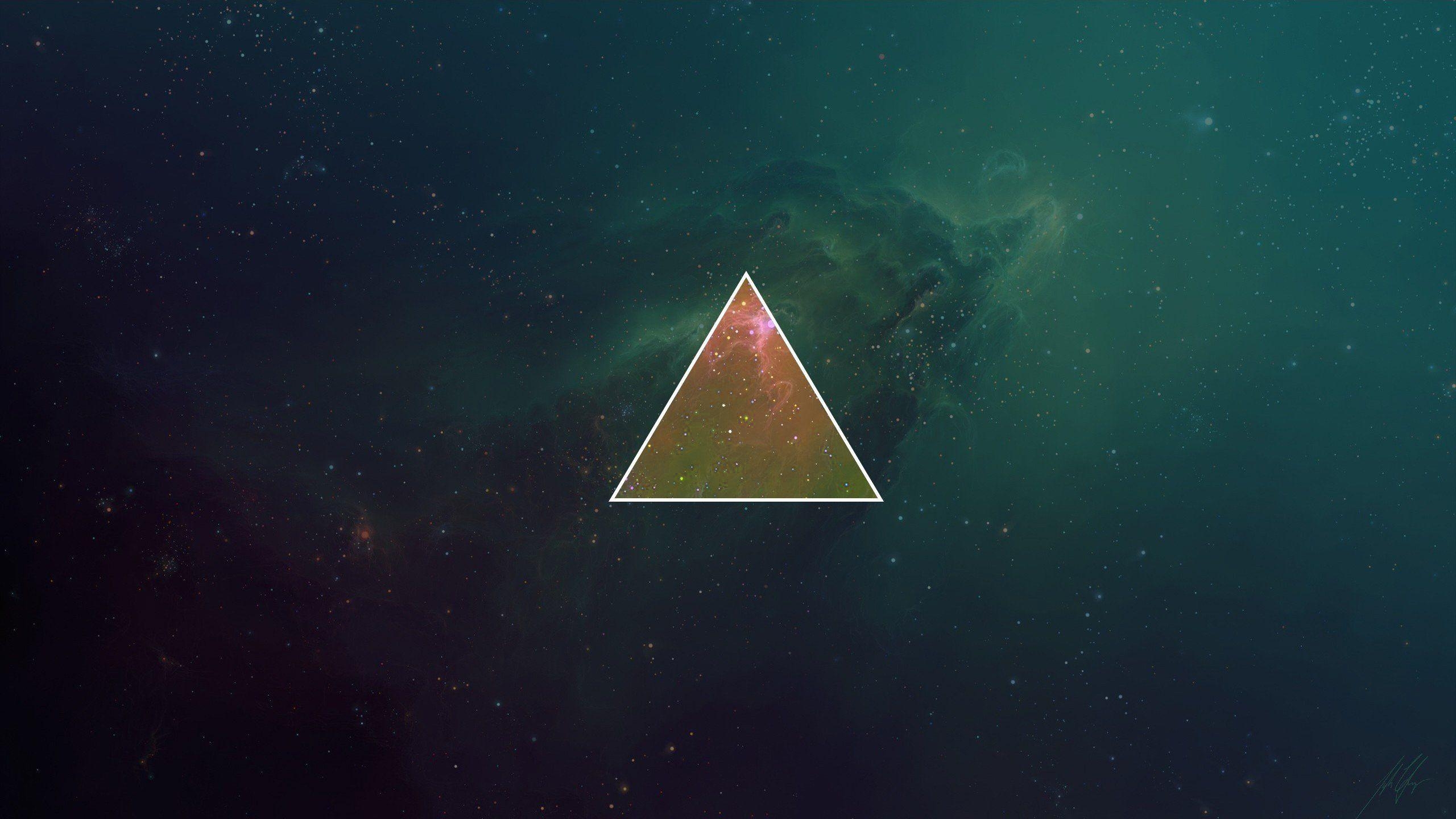 2560x1440 Triangle Wallpaper, Desktop