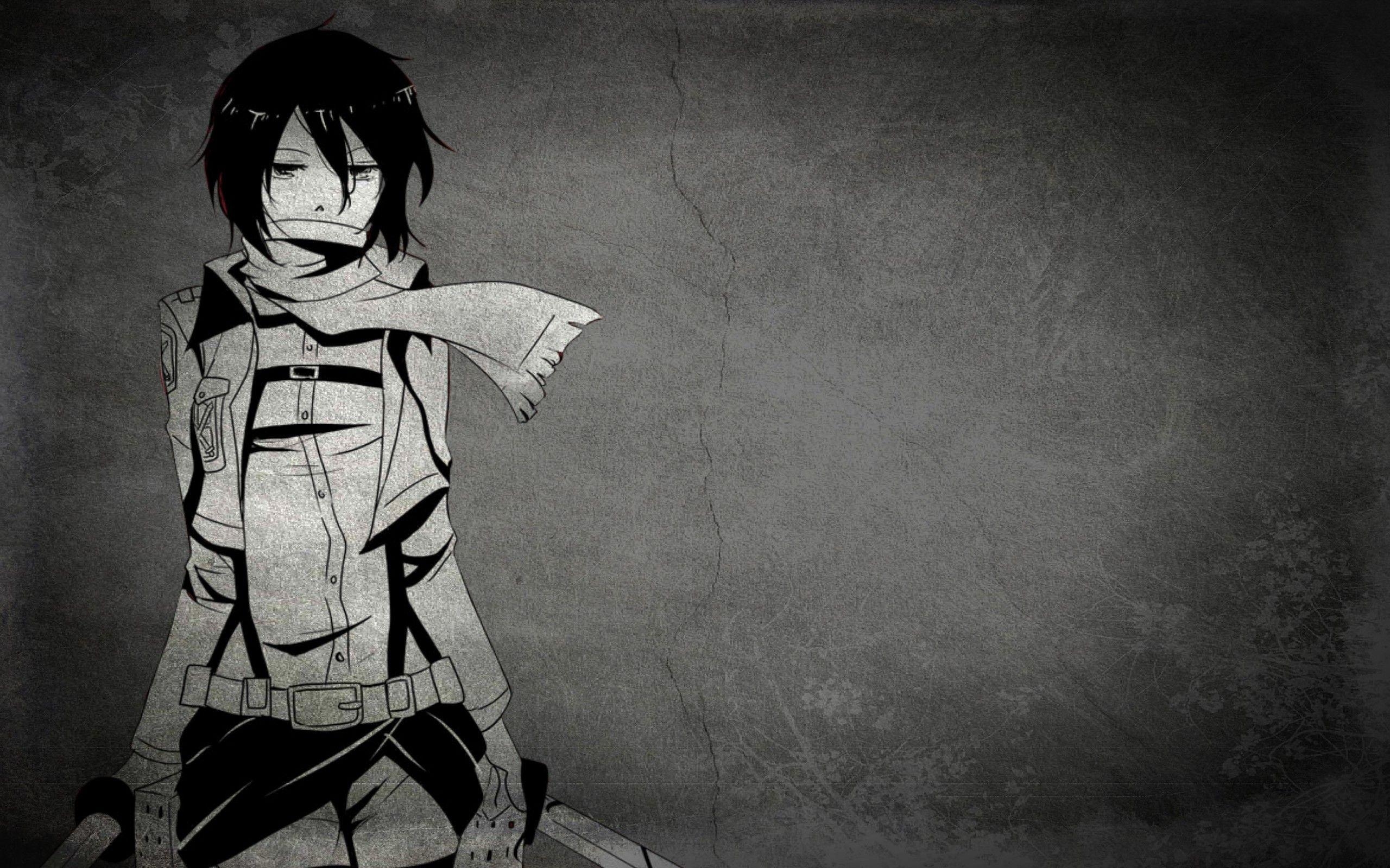 2560x1600 Black and White Anime Wallpaper Free Black and White Anime Background, Desktop