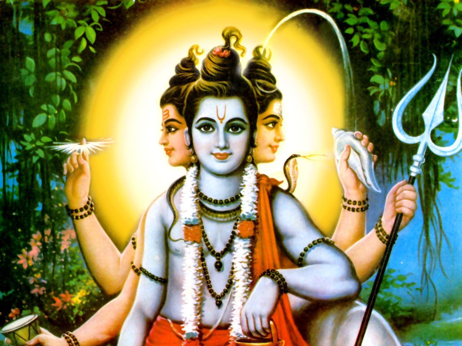 1600x1200 Lord Dattatreya. Hindu gods, Hindu, Meditation, Desktop