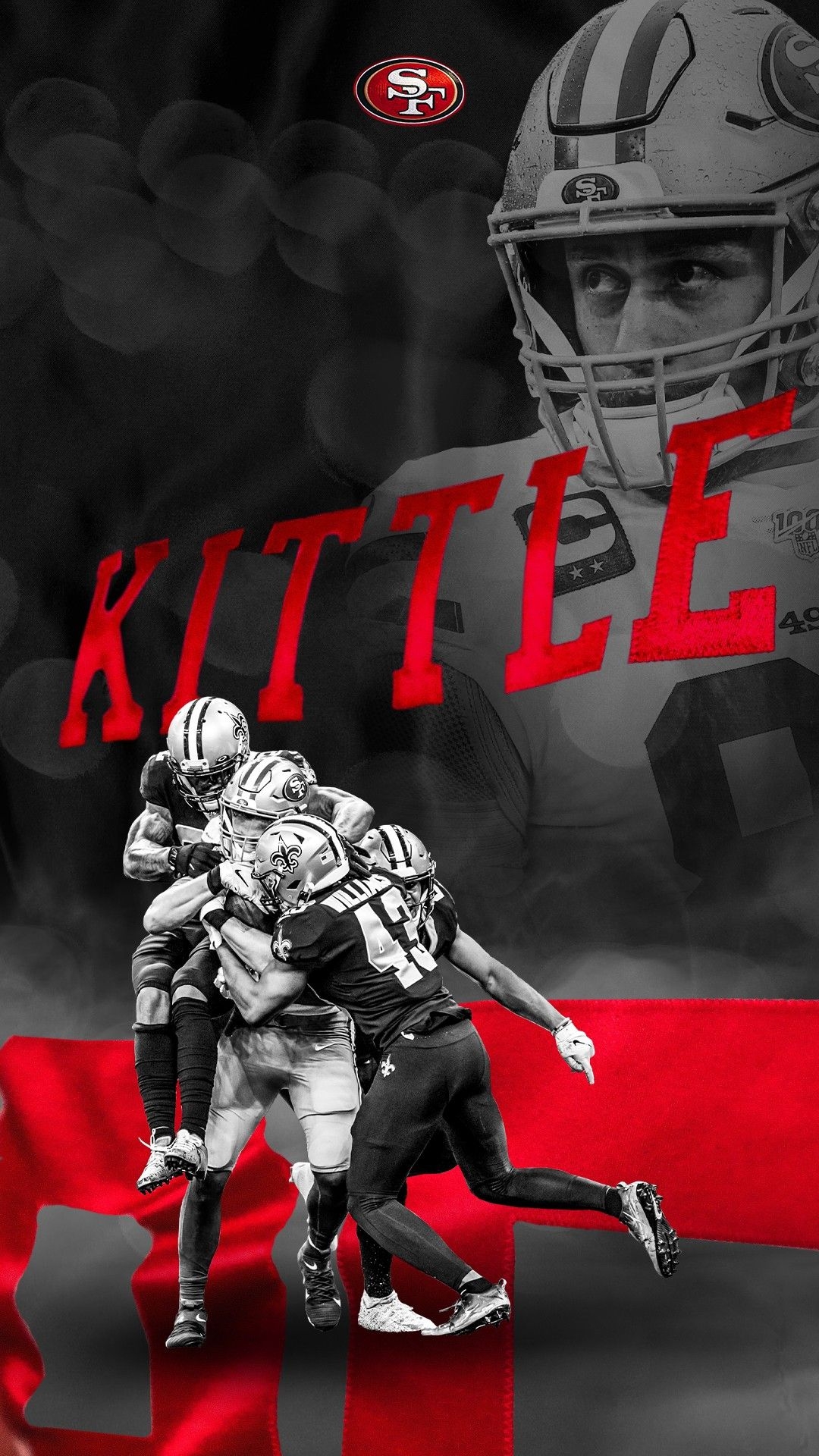 1080x1920 George Kittle Wallpaper. Nfl football, Phone