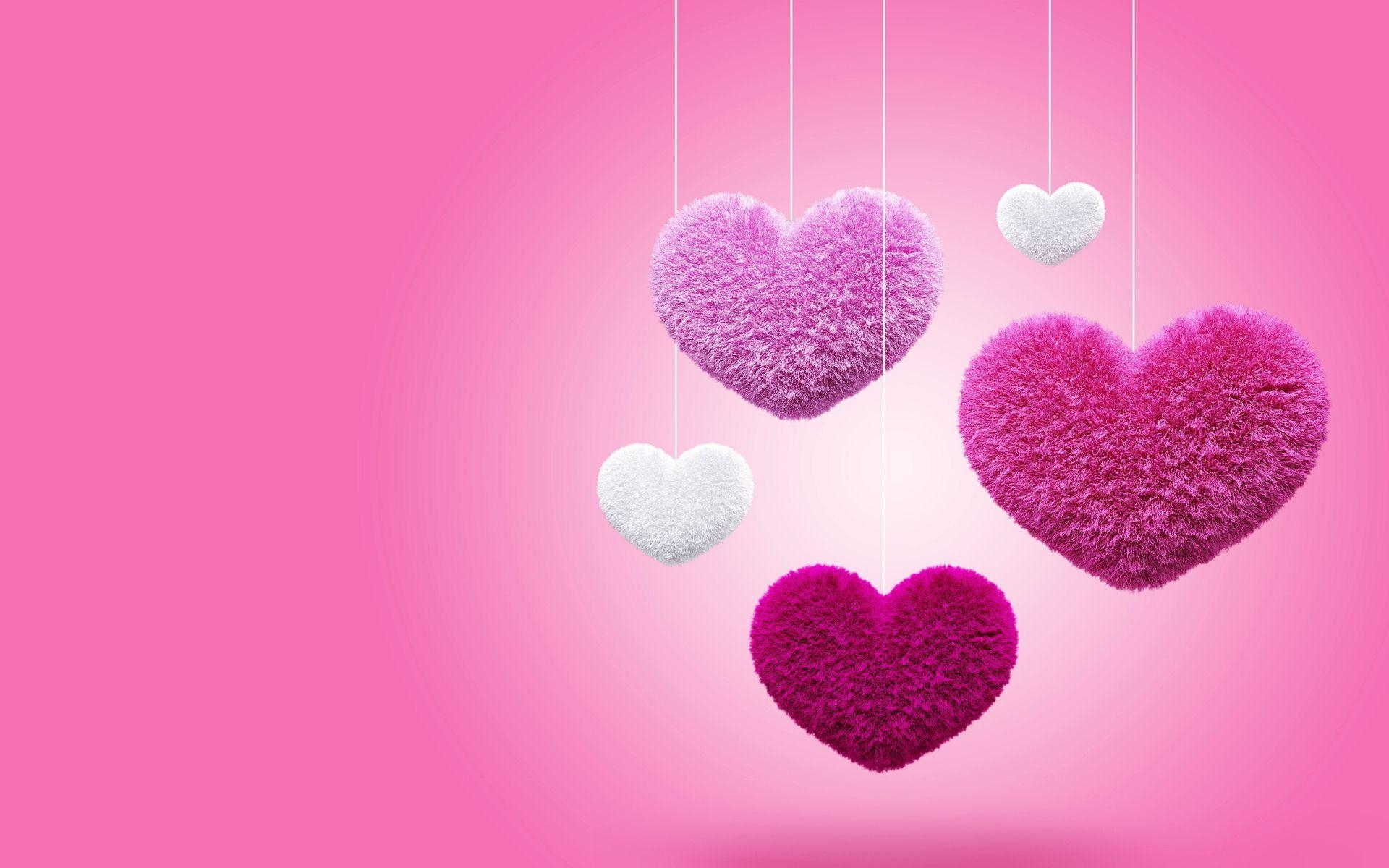 1920x1200 Love Pink Wallpaper HD, Desktop