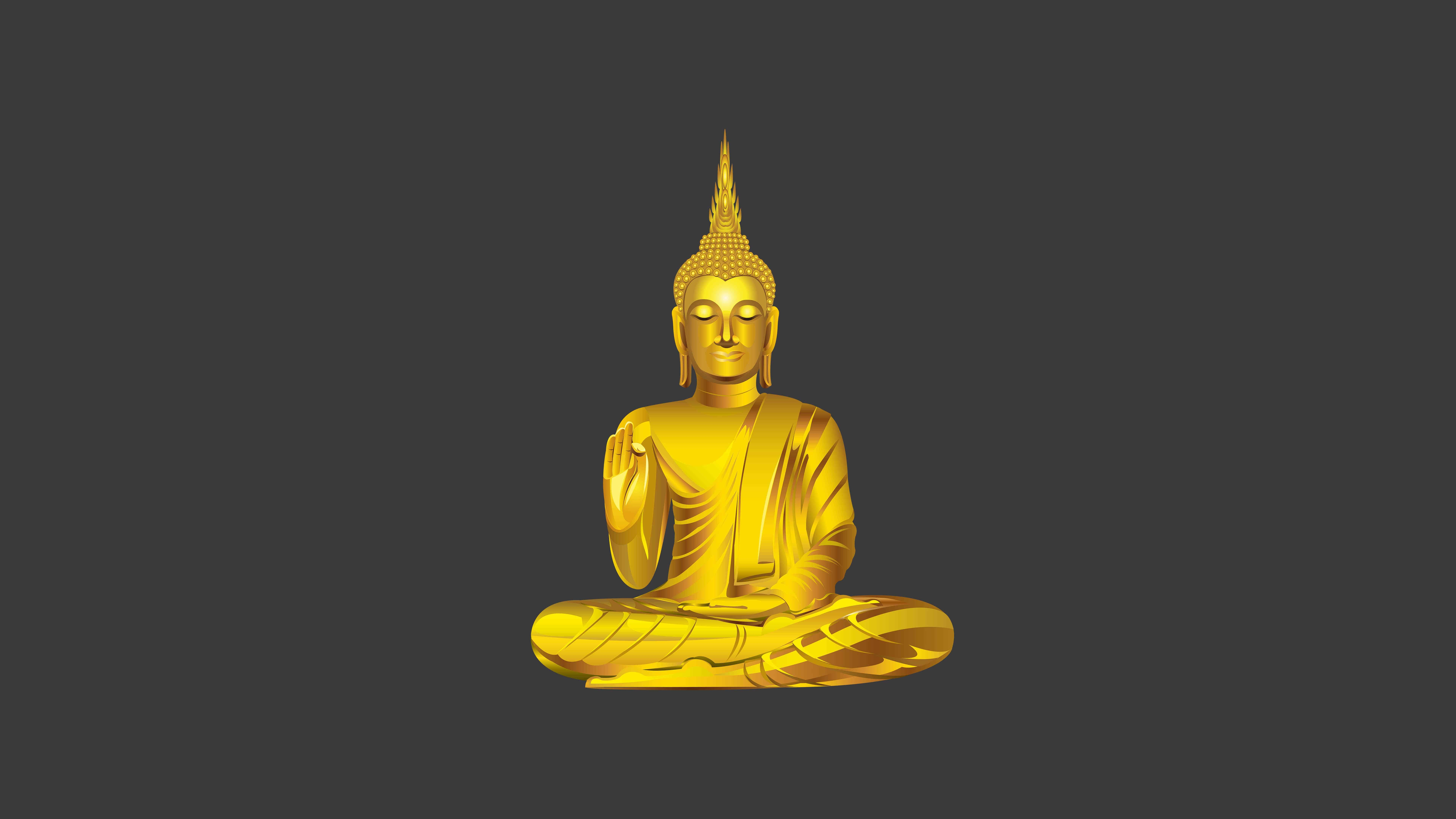 7680x4320 Gautama Buddha Meditating UHD 8K Wallpaper, Desktop