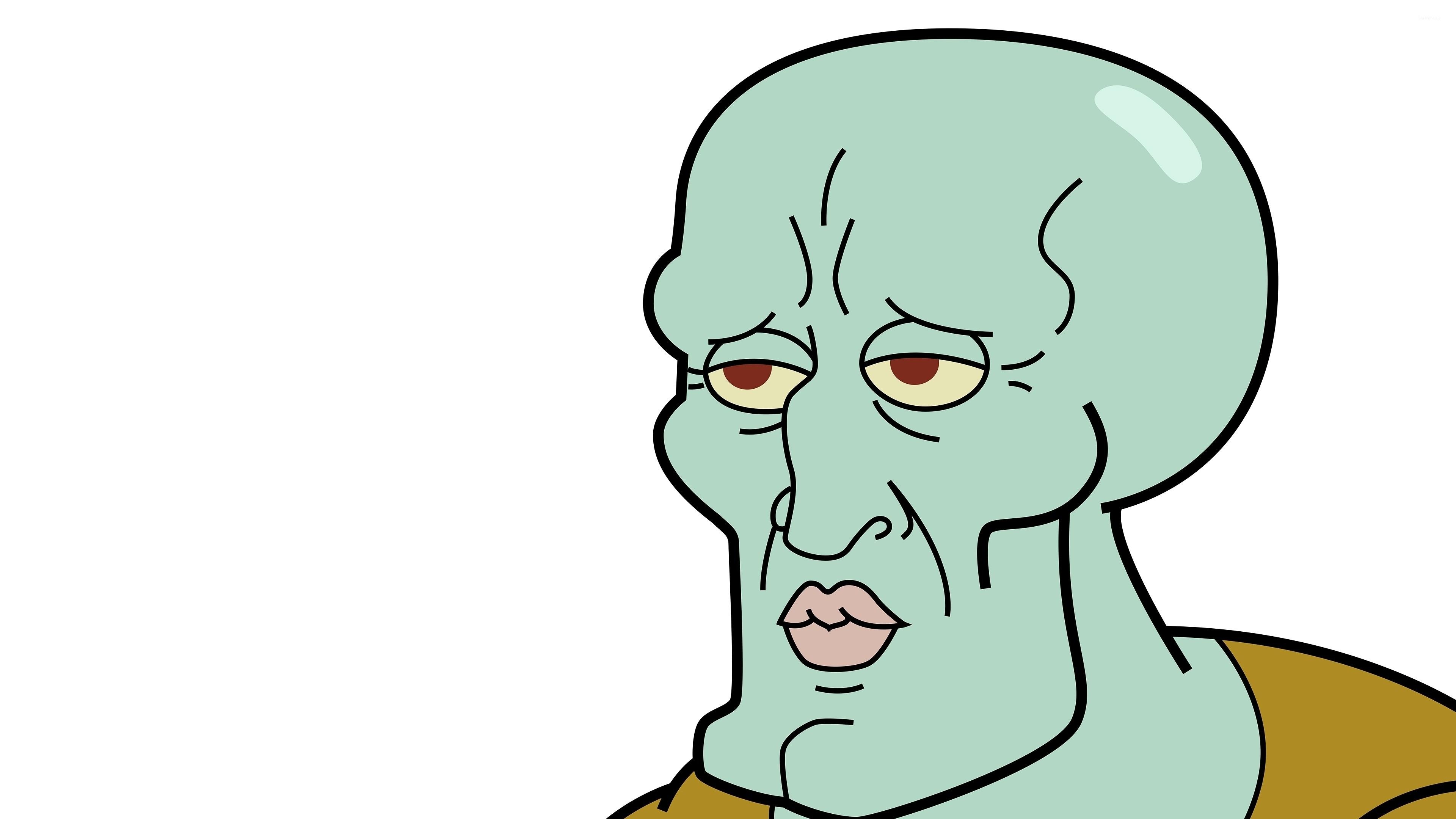 3840x2160 Handsome Squidward Wallpaper, Desktop