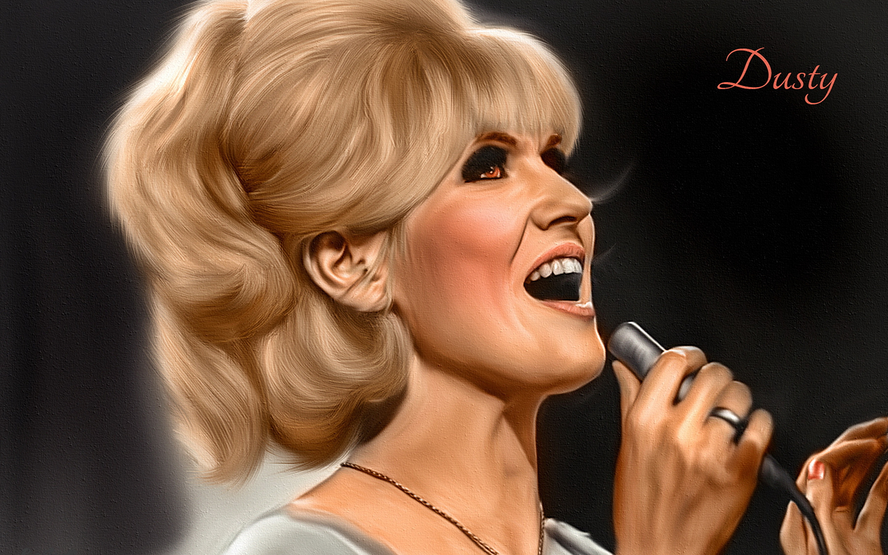 2880x1800 Wallpaper Microphone Dusty Springfield Girls Music, Desktop