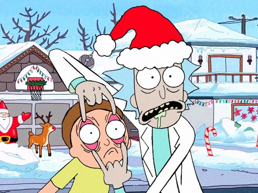 1030x770 Rick And Morty Wallpaper Christmas, Desktop