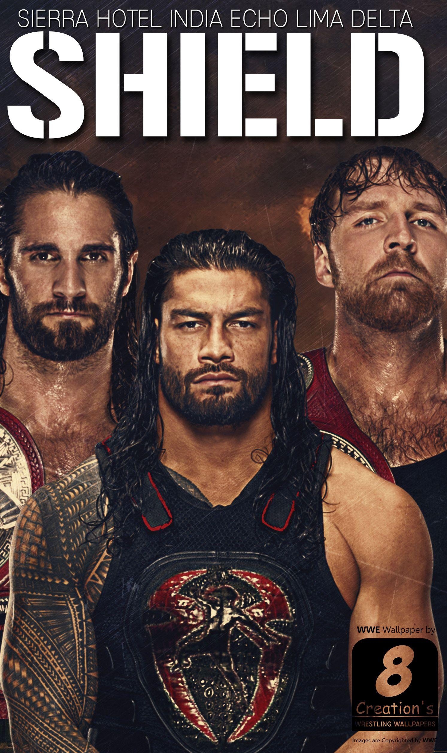 1500x2520 WWE SHIELD 2017 iPhone / Android Wallpaper, Phone