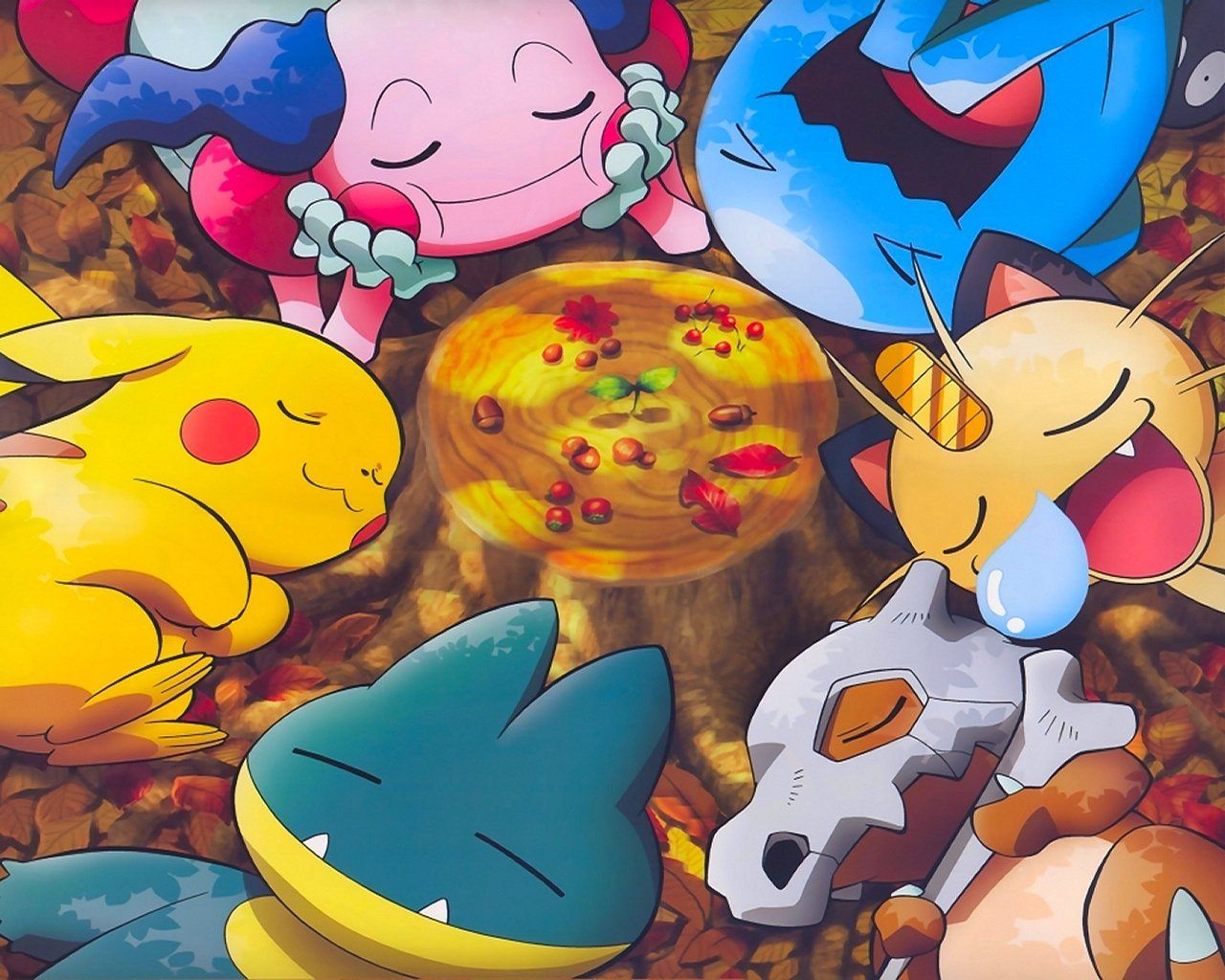 1280x1030 Pokemon Autumn Wallpaper Free Pokemon Autumn Background, Desktop