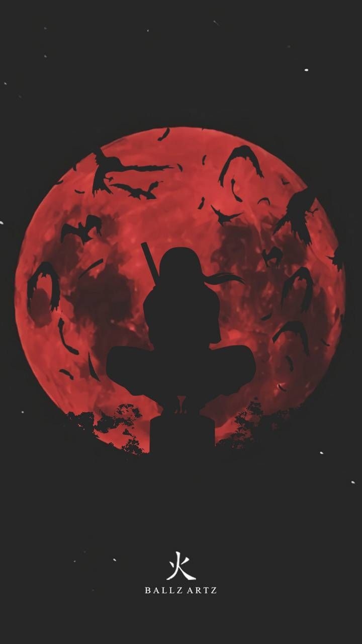 720x1280 Itachi Moon Wallpaper Free Itachi Moon Background, Phone