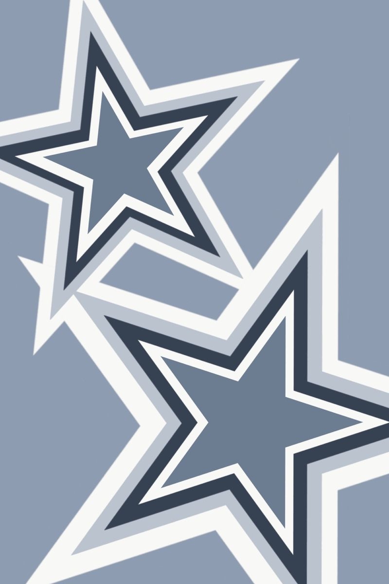 800x1200 Blue Stars Background, Phone