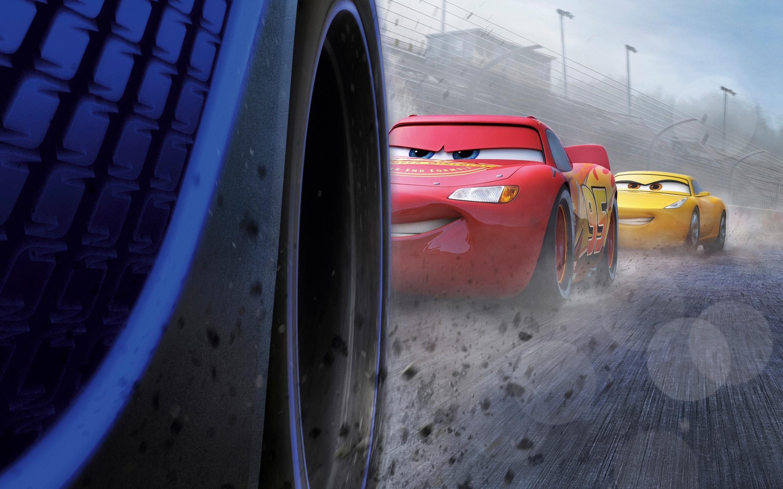 2560x1600 Download wallpaper Cars Lightning McQueen, Cruz Ramirez, Desktop