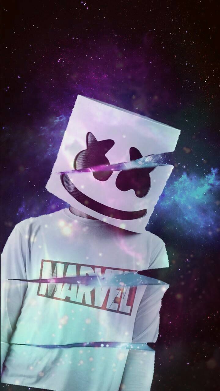 720x1280 Marshmello Galaxy wallpaper, Phone