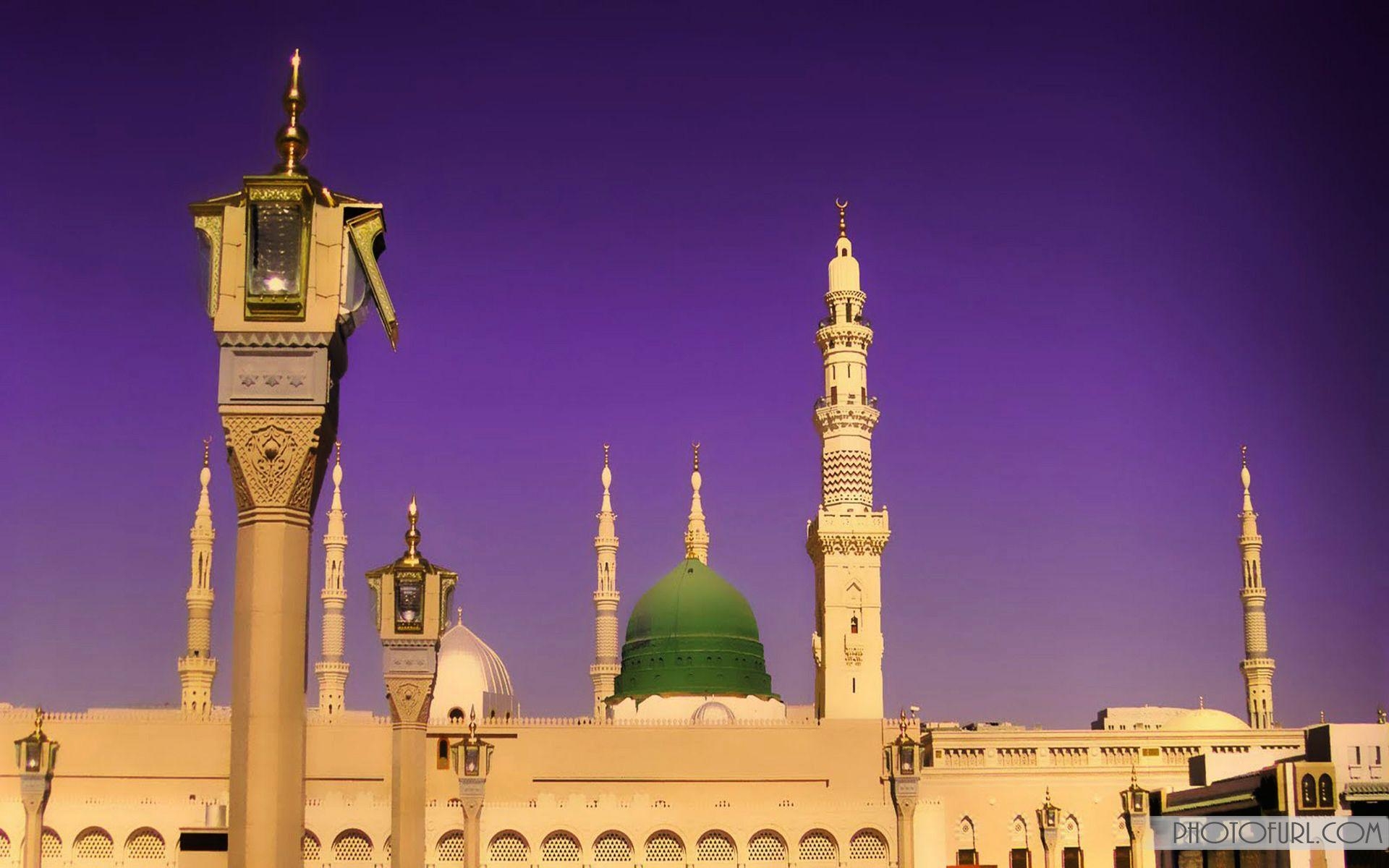 1920x1200 Madina Munawara, Roza E Rasool, Masjid Nabawi Wallpaper, Desktop