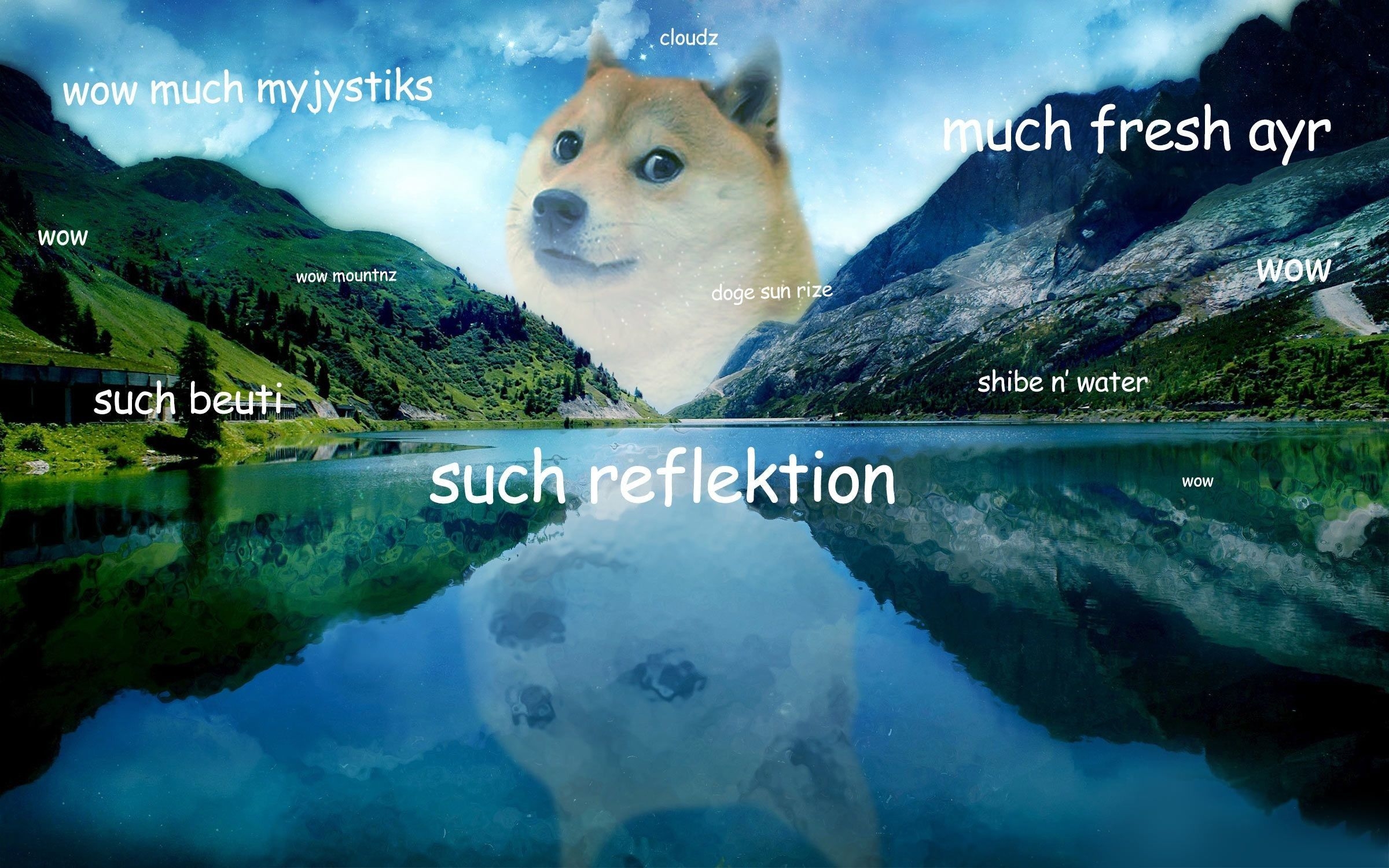 2400x1500 Doge Meme Wallpaper. Doge, Doge meme, Cute, Desktop