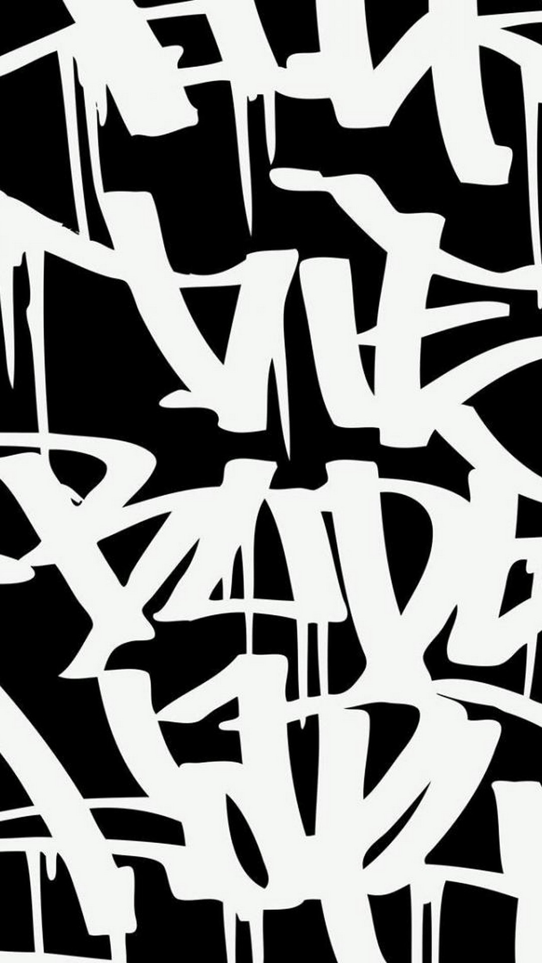 1080x1920 Wallpaper Graffiti Letters iPhone With Image Resolution Wallpaper Black And White, Phone