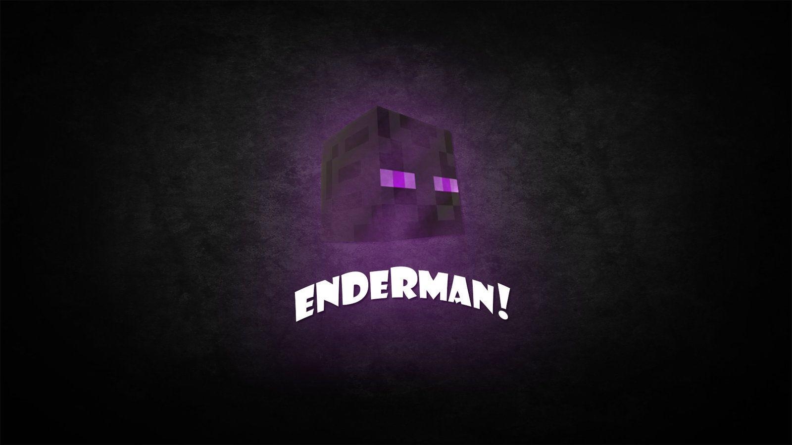 1600x900 Minecraft Enderman Logo, Desktop