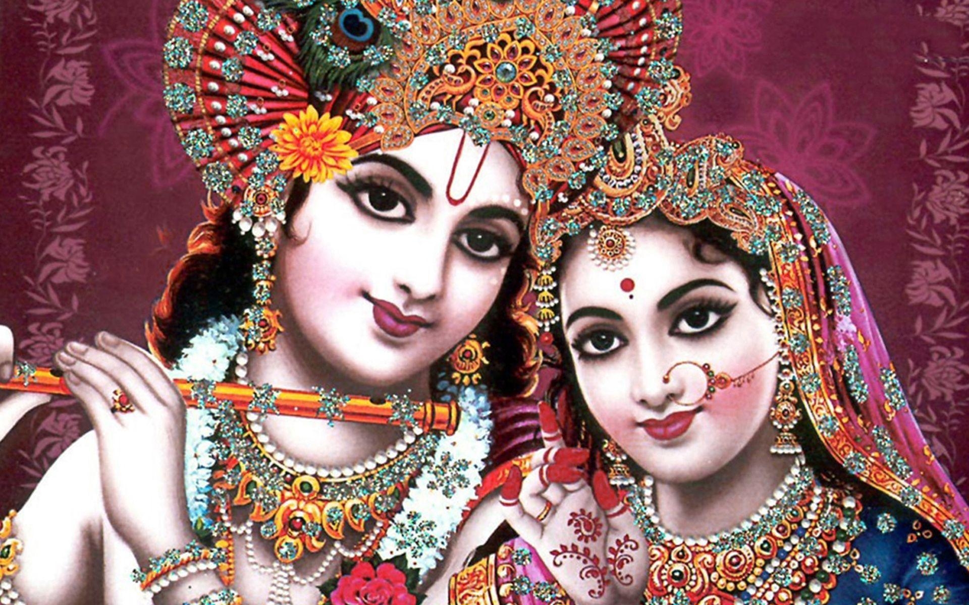 1920x1200 Indian God Radha Krishna Wallpaper, Desktop