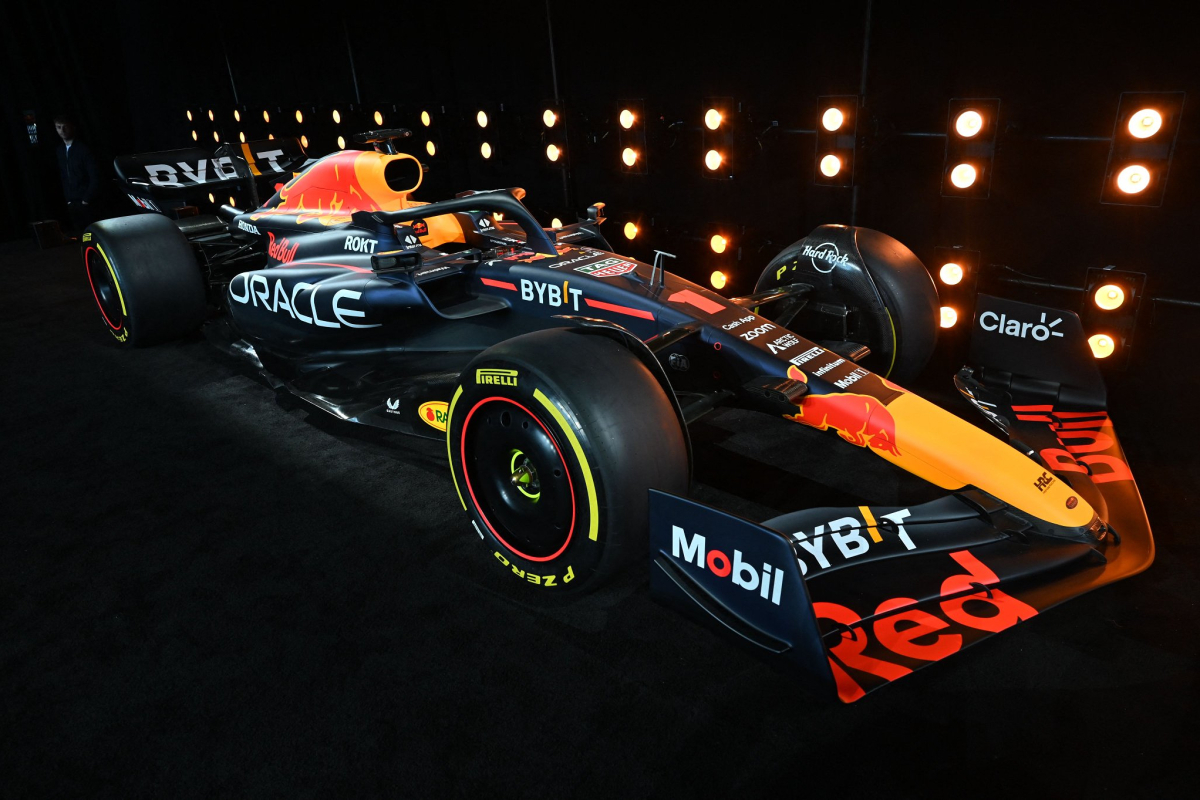 1200x800 FIRST LOOK: Red Bull 2023 F1 car on track for first time as drivers try out RB19, Desktop