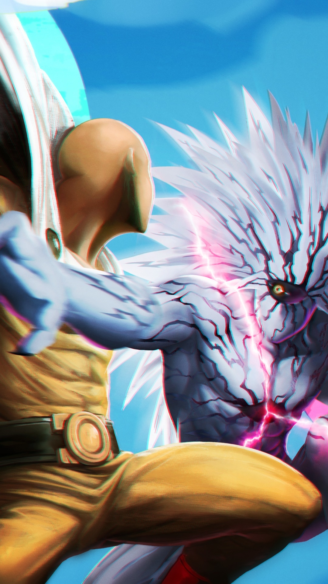 1080x1920 Wallpaper / Anime One Punch Man Phone Wallpaper, Lord Boros (One Punch Man), Saitama (One Punch Man),  Free Download, Phone