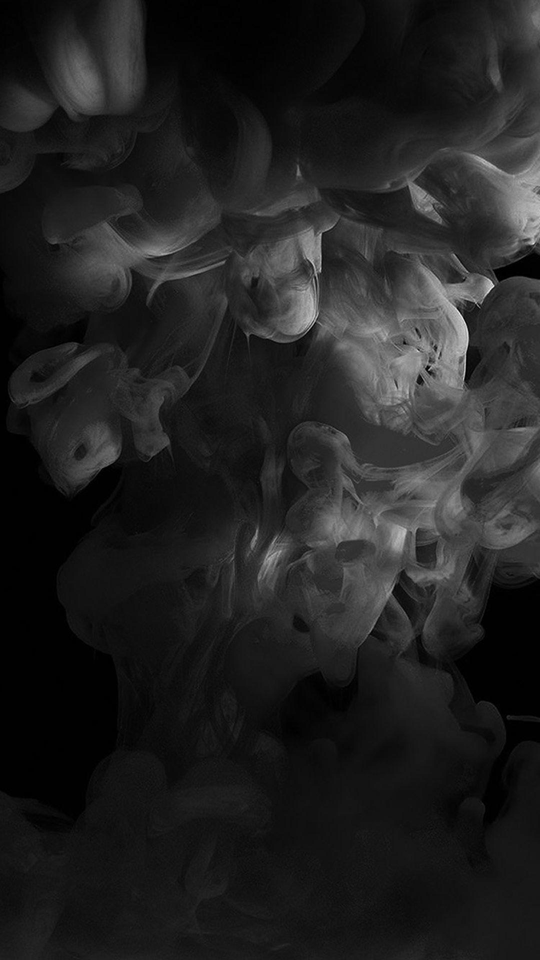 1080x1920 Black Smoke Wallpaper, Phone