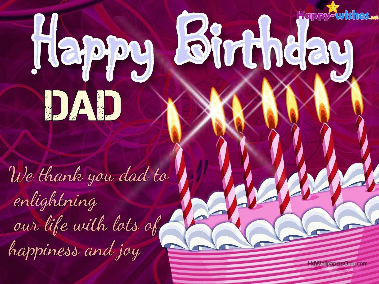 1600x1200 Happy Birthday Quotes For Dad, Desktop