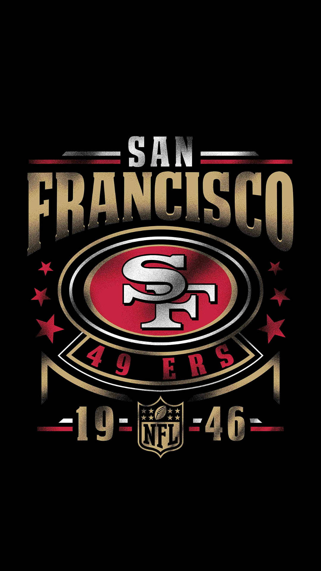 1080x1920 San Francisco 49ers iPhone Wallpaper, Phone