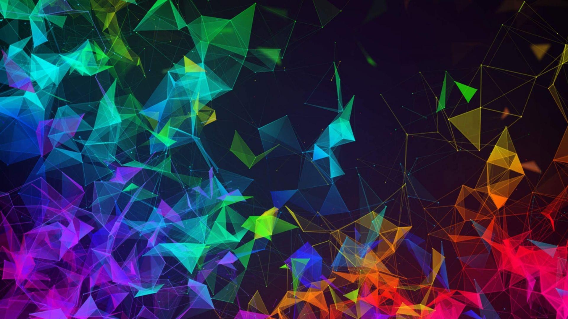 1920x1080 Wallpaper Razer Phone abstract, colorful, HD, OS, Desktop