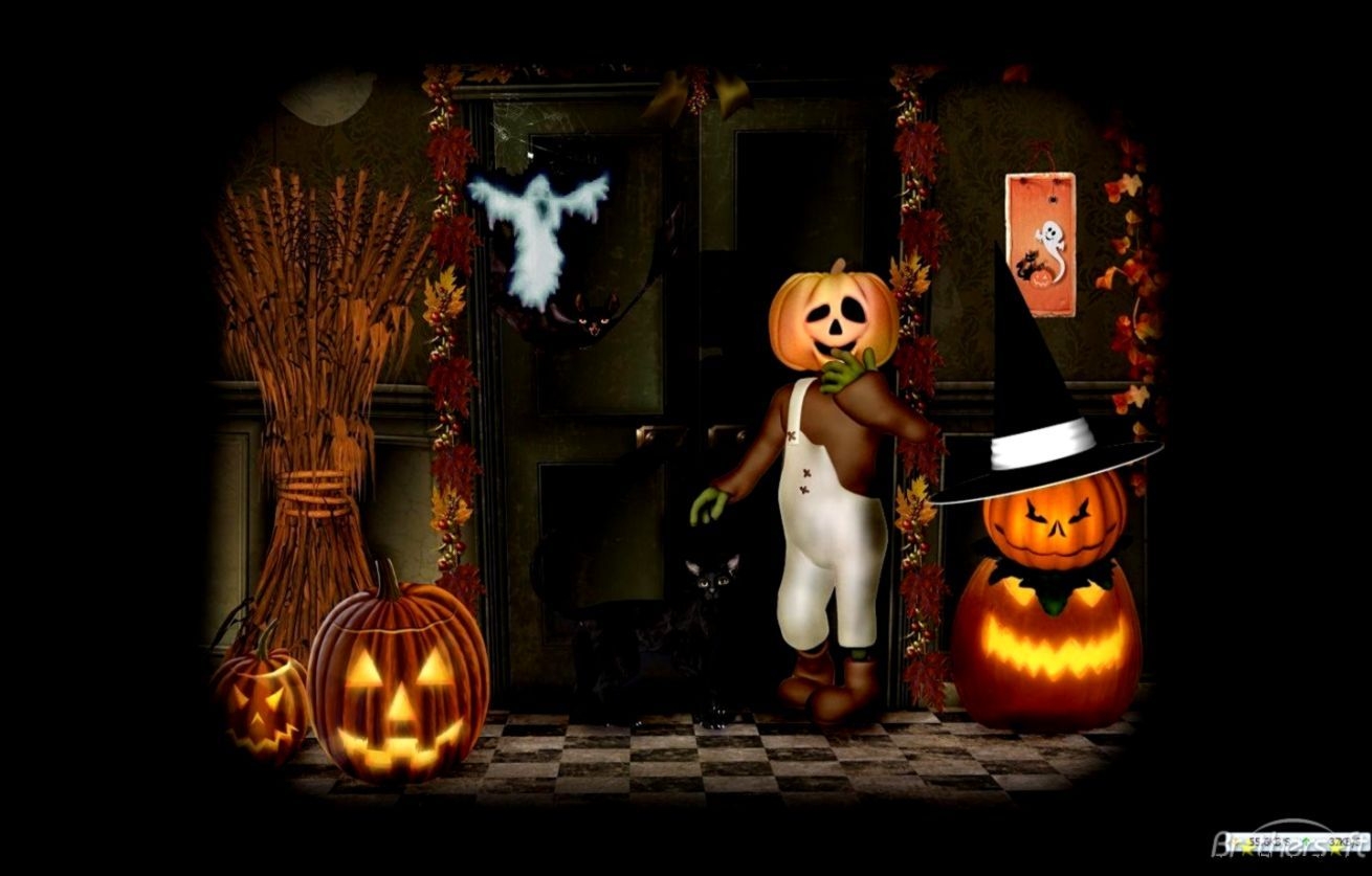 1310x840 Halloween Animated with Sound Wallpaper, Desktop