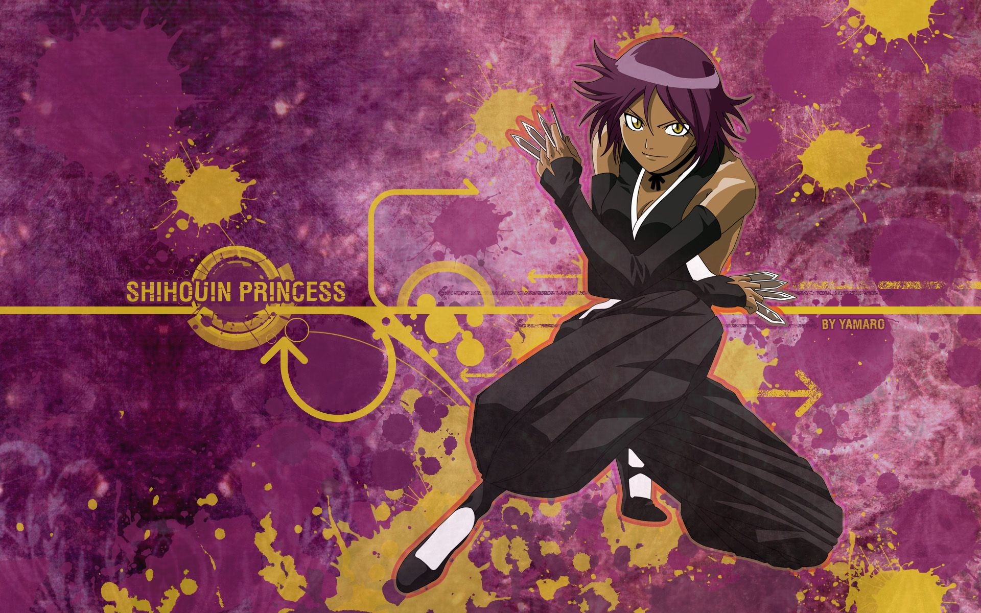 1920x1200 Bleach Wallpaper: Shihouin Princess, Desktop