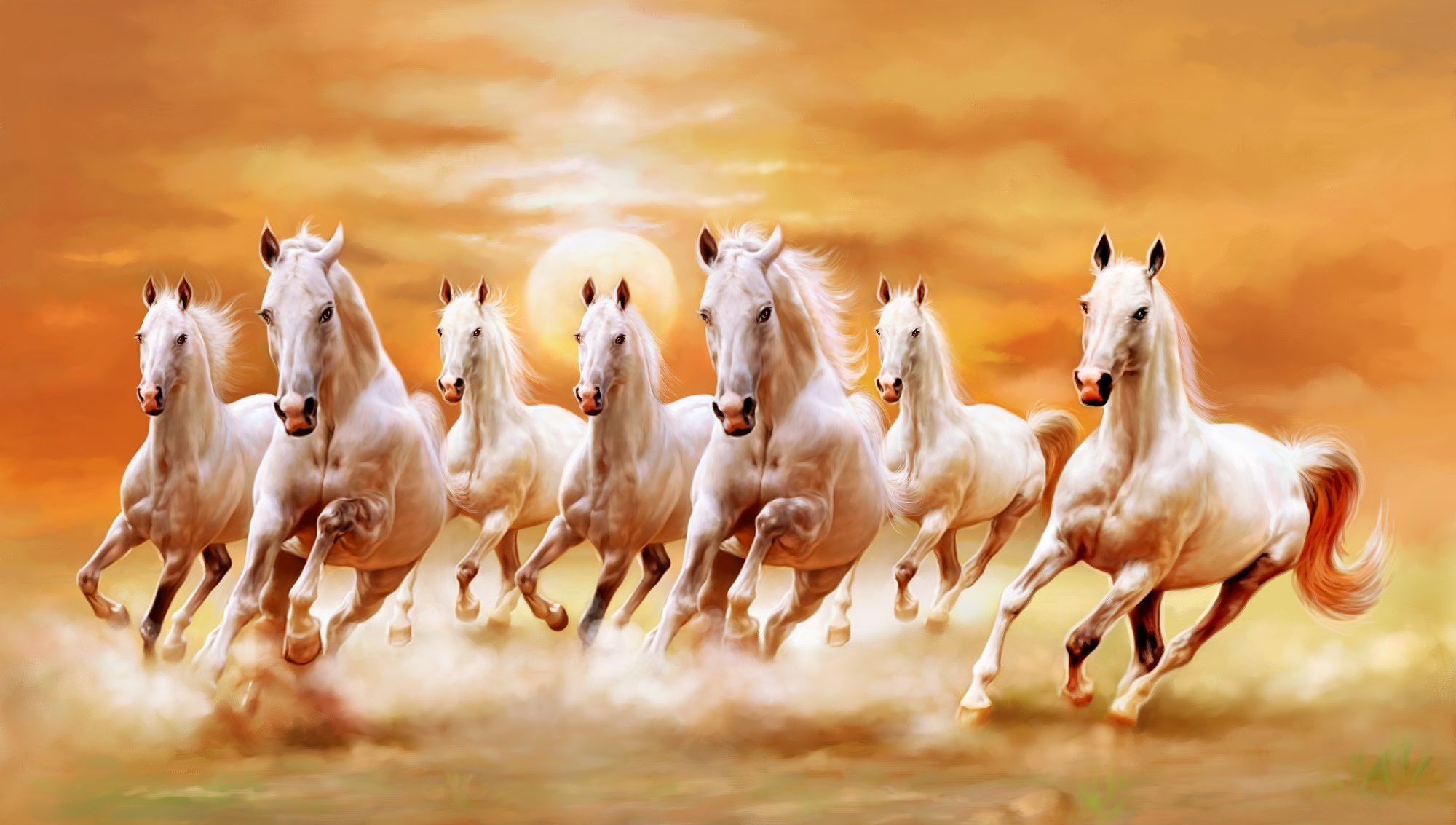 2000x1140 Horses Wallpaper Free 7 Horses Background, Desktop