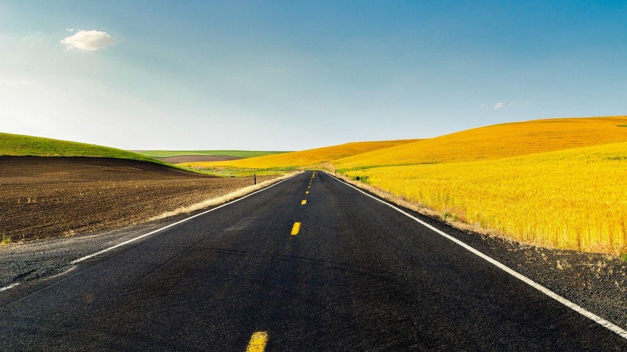 1280x720 Wallpaper Road trip, Countryside, 4K, Photography, Desktop