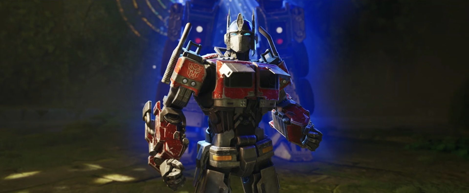 1920x790 Optimus Prime Fortnite wallpaper, Dual Screen