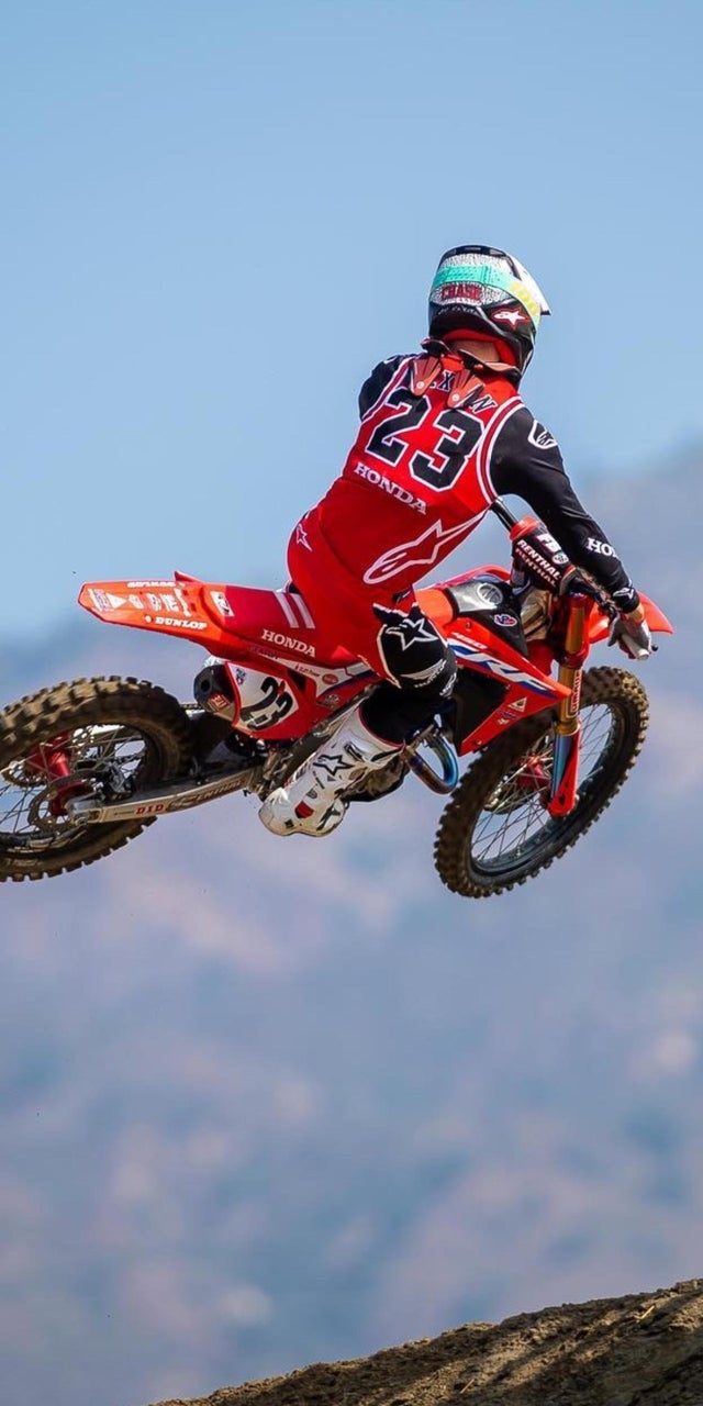 640x1280 Pro Motocross Rider Chase Sexton wore some custom Jordan inspired gear at the final race of the season, Phone