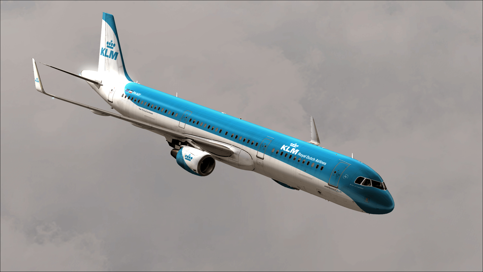 1920x1080 Airbus A321 200 Airline KLM Is Landing Wallpaper And Image, Desktop